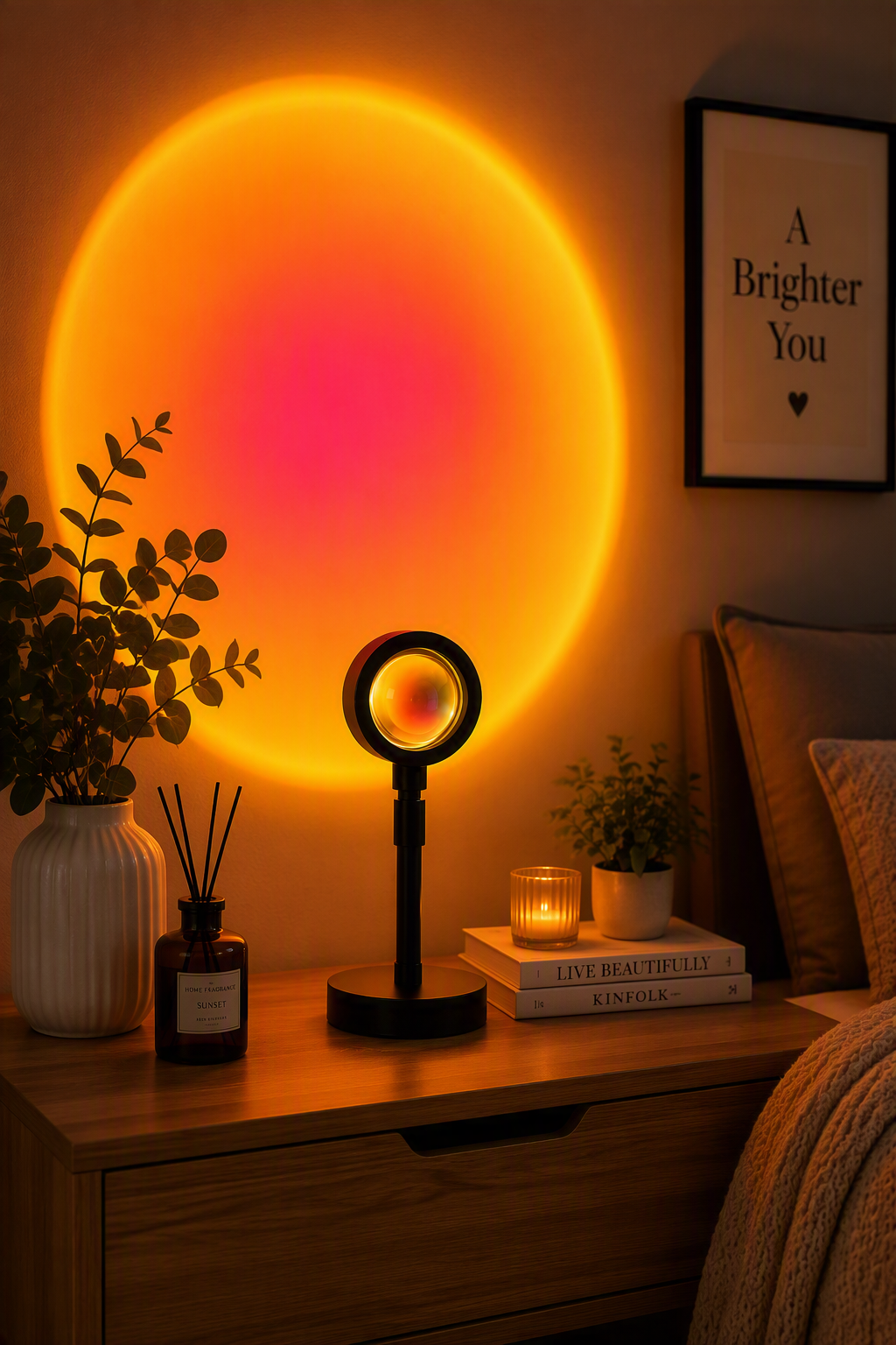 Sunset Projection Lamp Rainbow Atmosphere Night Light