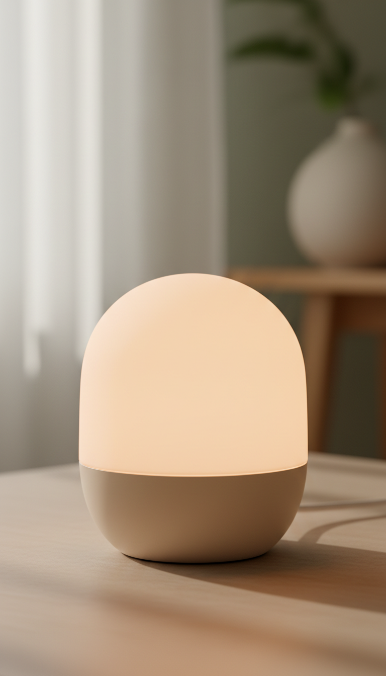 Tabletop Sunset Lamp With Matte Finish